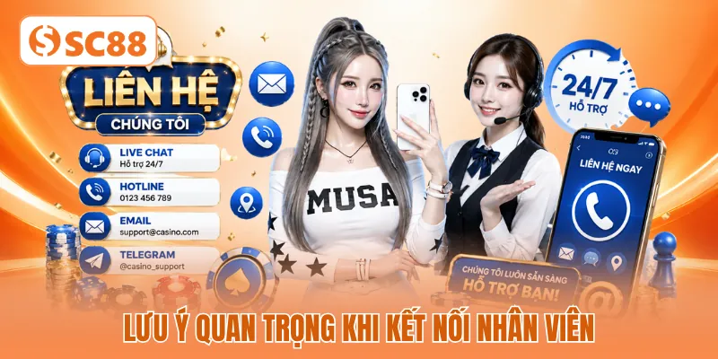 Lưu ý quan trọng khi kết nối nhân viên Lưu ý quan trọng khi kết nối nhân viên